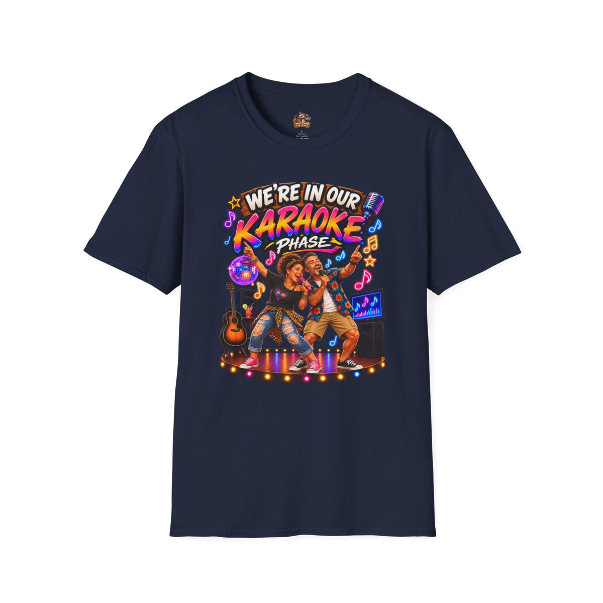 What Phase Are You In? Karaoke Sloth Graphic T-Shirt