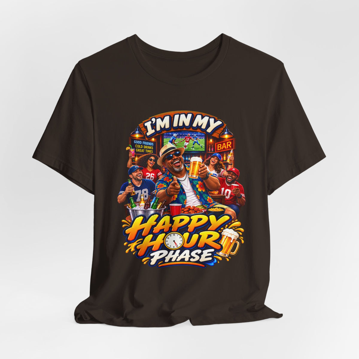 Happy Hour Phase T-Shirt — "I'm In My Happy Hour Phase" Casual Party Tee