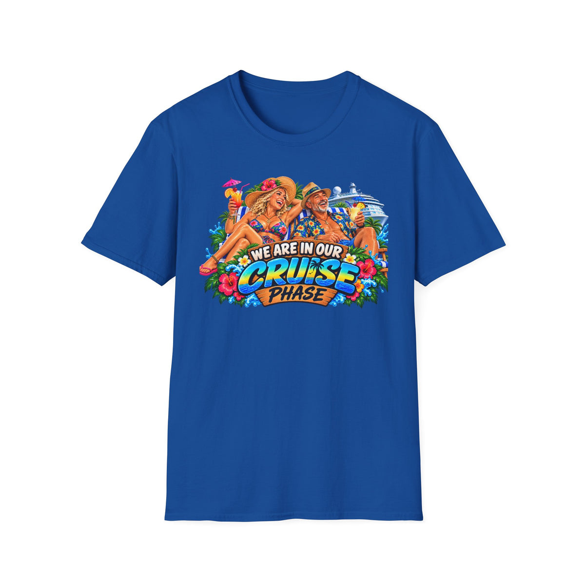 Cruise Phase T-Shirt – "We Are In Our Cruise Phase" Sloth Vacation Tee
