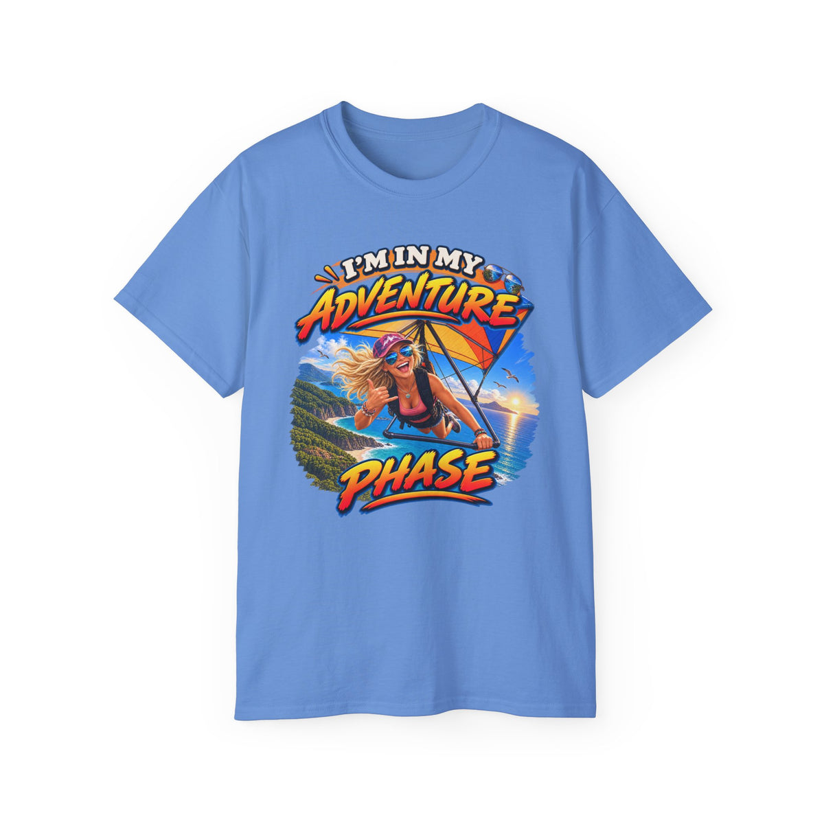 Adventure Phase Graphic Tee — "What Phase Are You In?" Beach Surf T-Shirt
