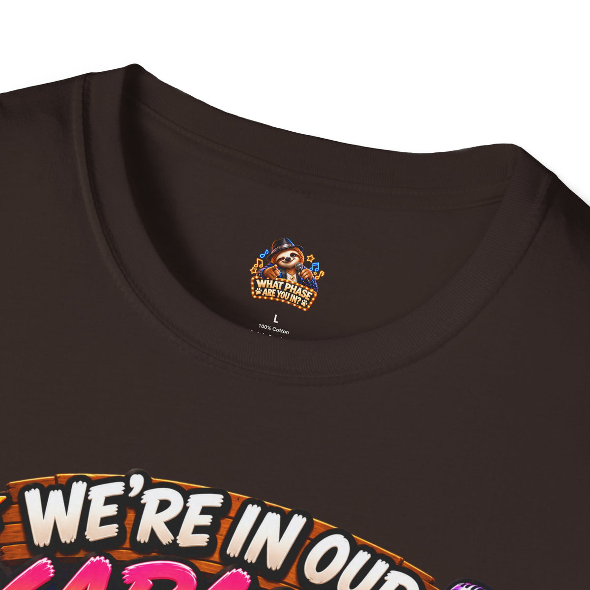 What Phase Are You In? Karaoke Sloth Graphic T-Shirt