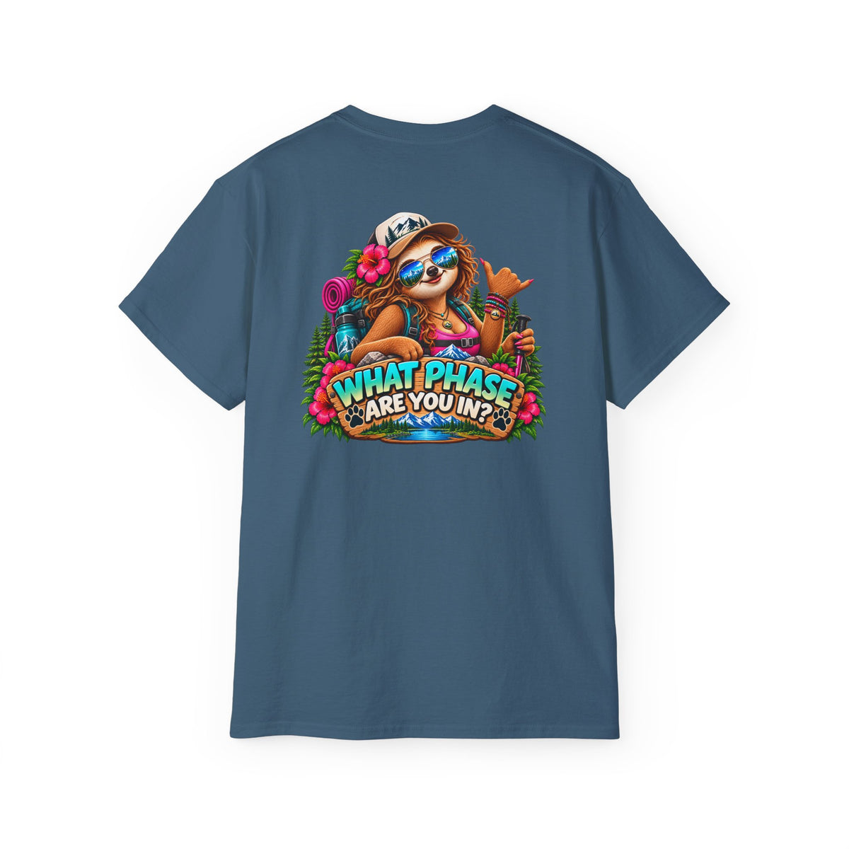 Adventure Phase Graphic Tee — "What Phase Are You In?" Beach Surf T-Shirt
