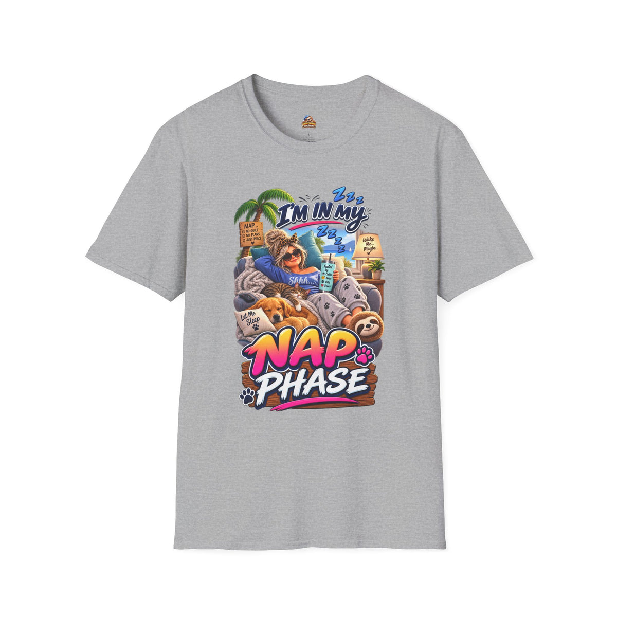 I’m in My Nap Phase Funny Cozy Nap Graphic T-Shirt