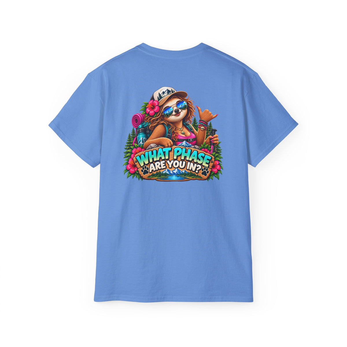 Adventure Phase Graphic Tee — "What Phase Are You In?" Beach Surf T-Shirt