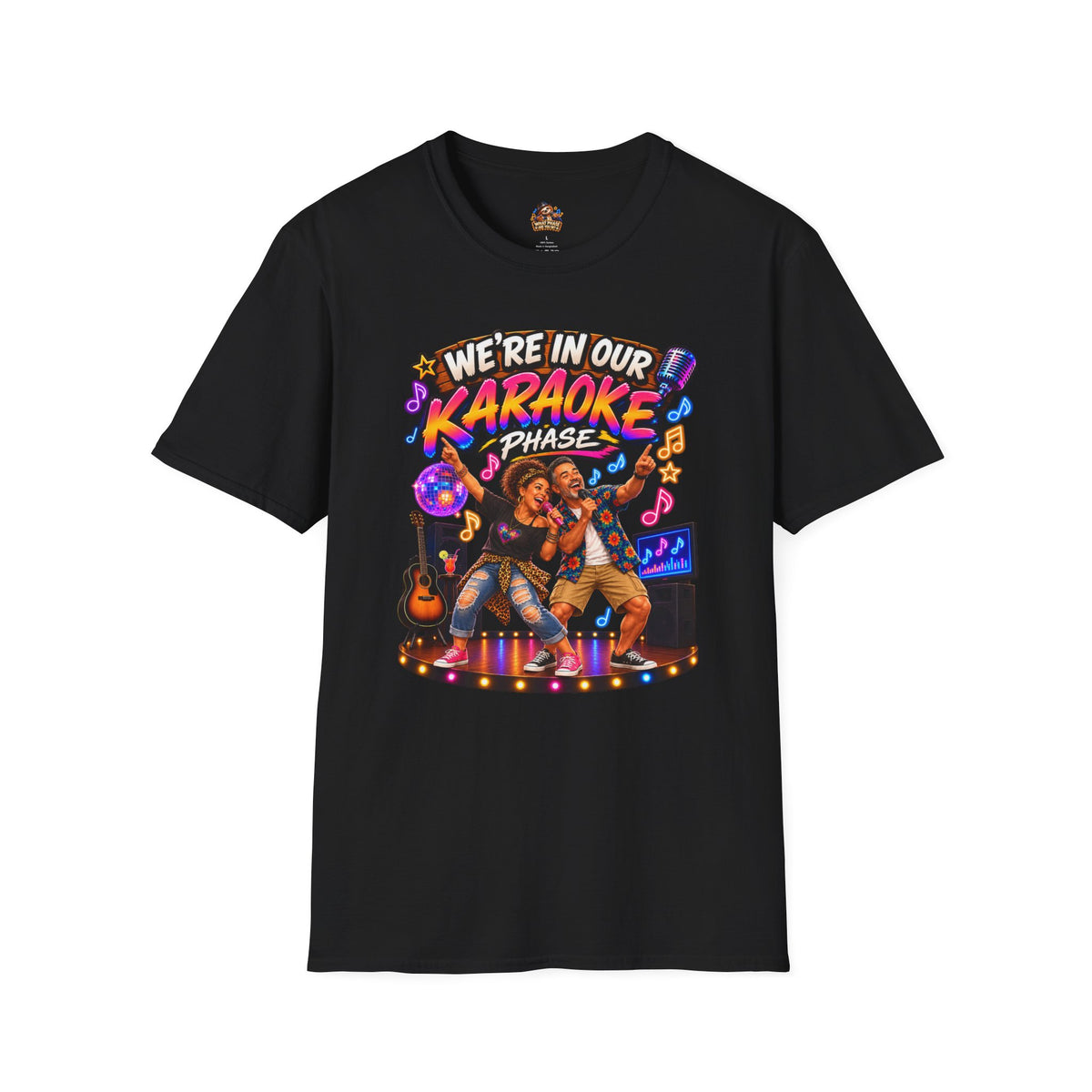 What Phase Are You In? Karaoke Sloth Graphic T-Shirt