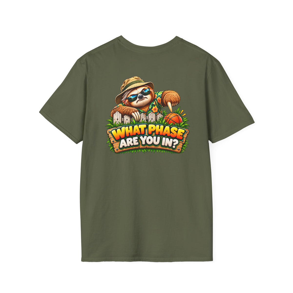 T-Shirt — "I'm in My Get Off My Lawn Phase" Funny Retro Gardening Tee