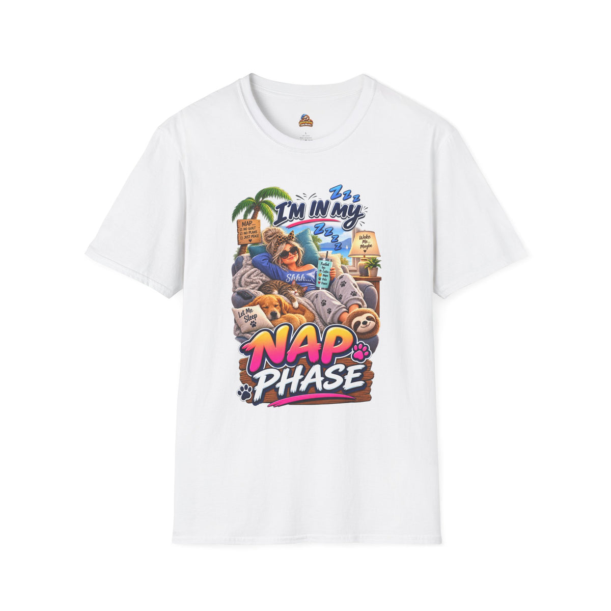 I’m in My Nap Phase Funny Cozy Nap Graphic T-Shirt