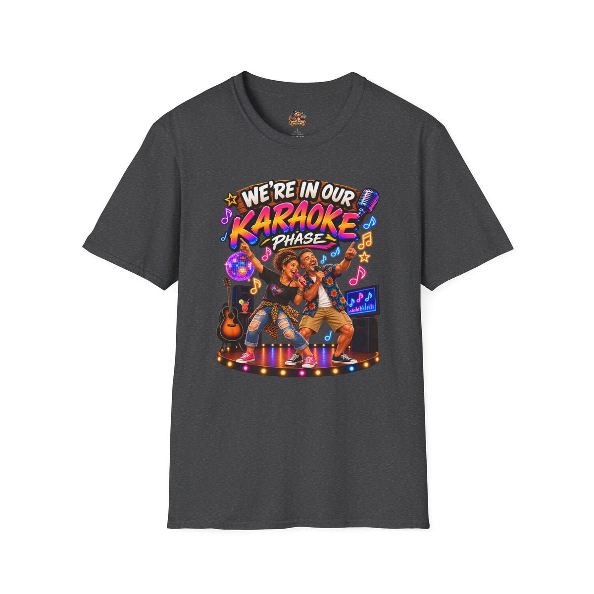 What Phase Are You In? Karaoke Sloth Graphic T-Shirt