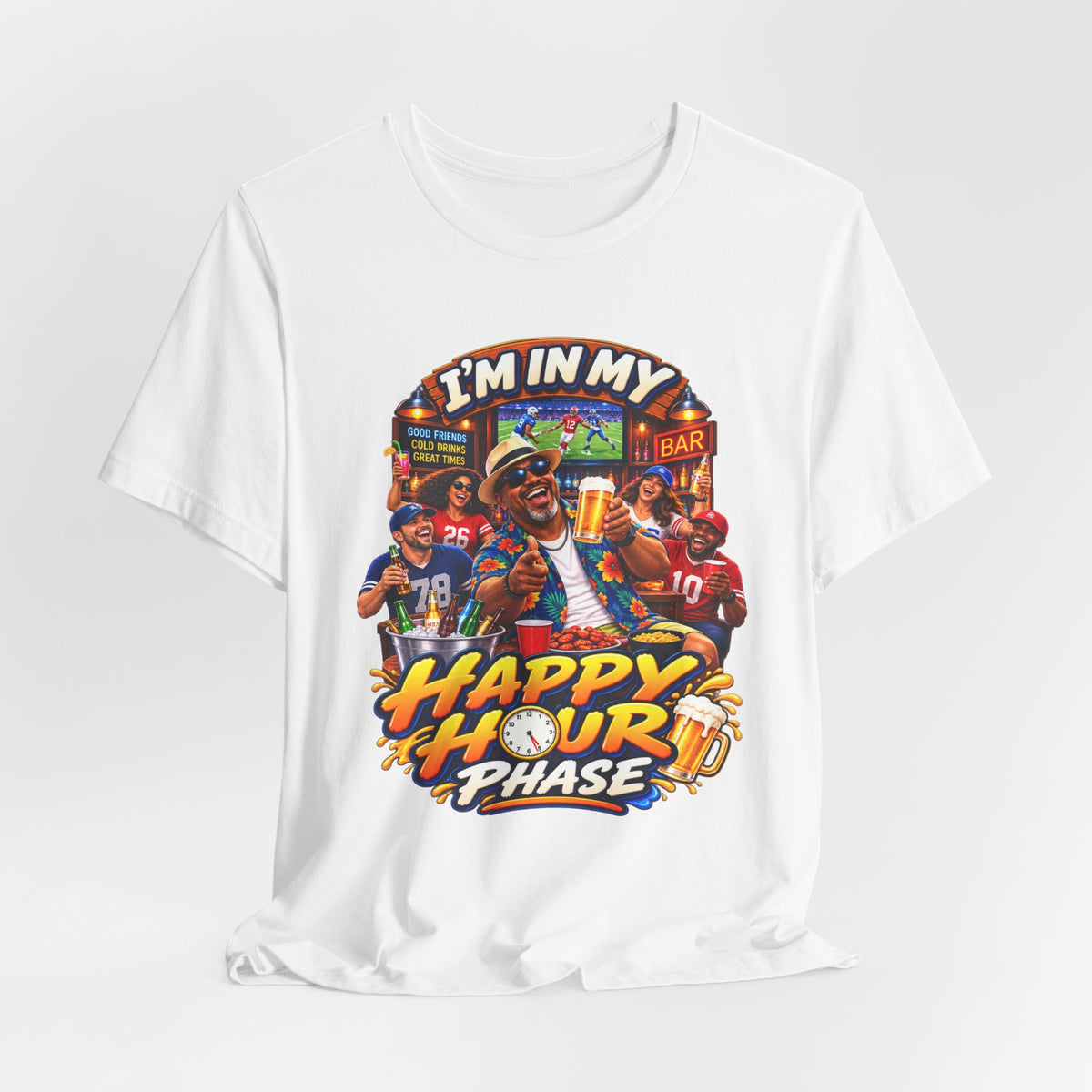 Happy Hour Phase T-Shirt — "I'm In My Happy Hour Phase" Casual Party Tee