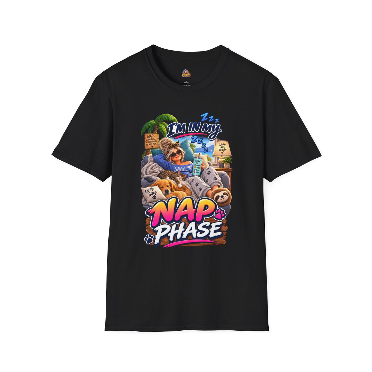 I’m in My Nap Phase Funny Cozy Nap Graphic T-Shirt