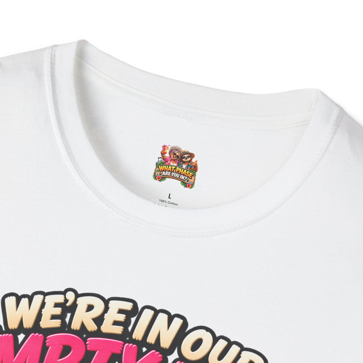Empty Nest Phase T-Shirt — Fun Retro Parents Retirement Celebration Tee