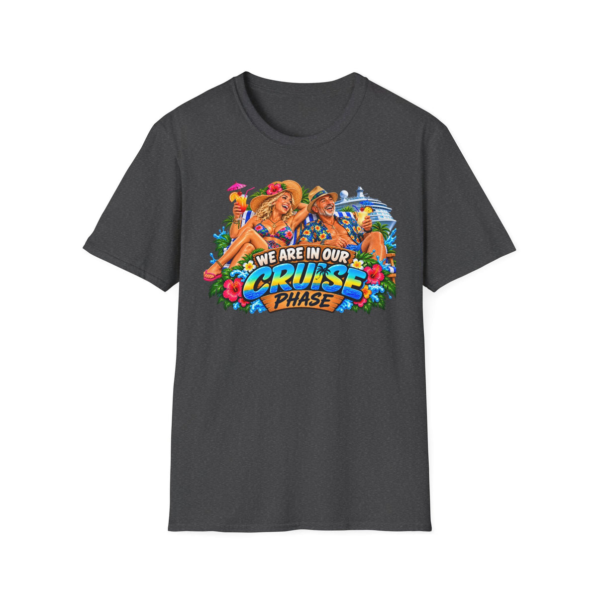 Cruise Phase T-Shirt – "We Are In Our Cruise Phase" Sloth Vacation Tee