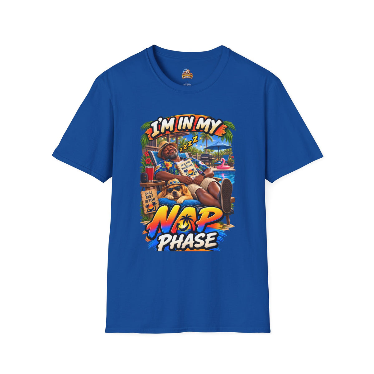 I’m in My Nap Phase Funny Poolside Lounge Graphic T-Shirt