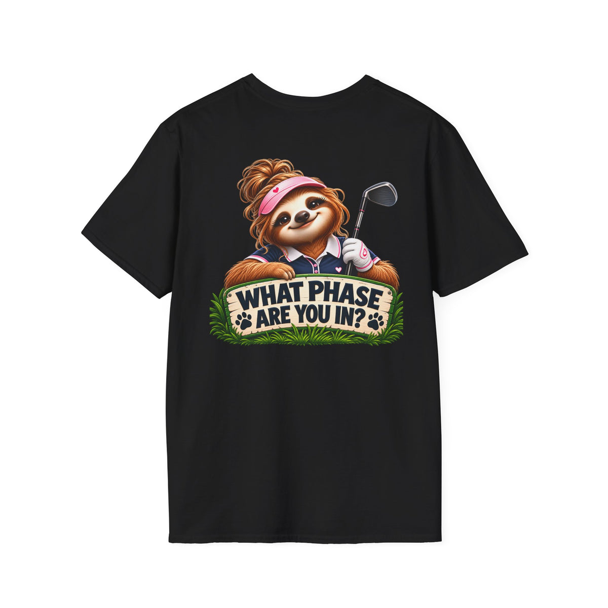 Golf T‑Shirt — "I’m In My Golf Phase" / "What Phase Are You In?" Retro Golf Graphic Tee