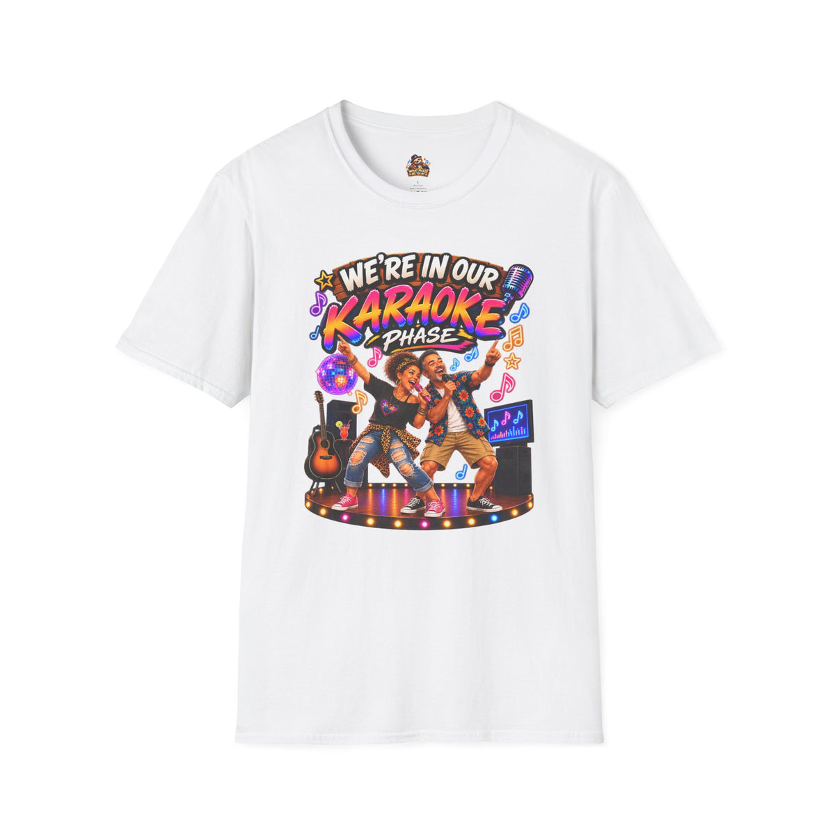 What Phase Are You In? Karaoke Sloth Graphic T-Shirt