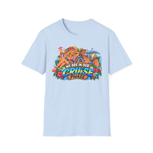 Cruise Phase T-Shirt – "We Are In Our Cruise Phase" Sloth Vacation Tee