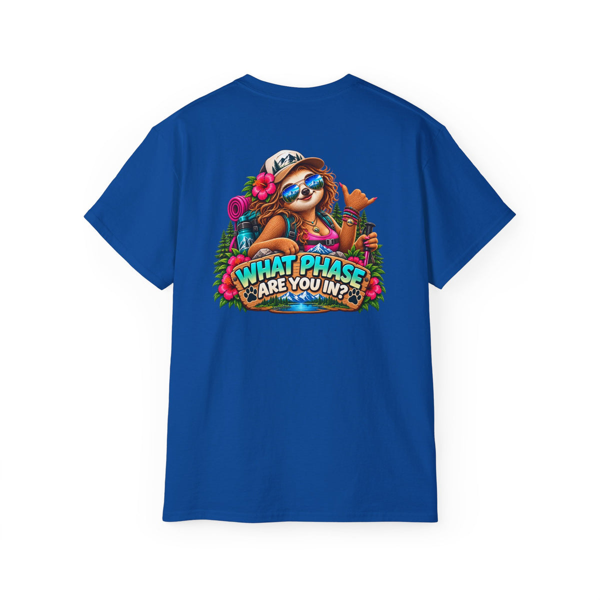 Adventure Phase Graphic Tee — "What Phase Are You In?" Beach Surf T-Shirt