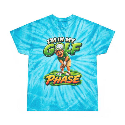 Golf Phase Tie-Dye Tee — "I'm In My Golf Phase" Graphic Shirt