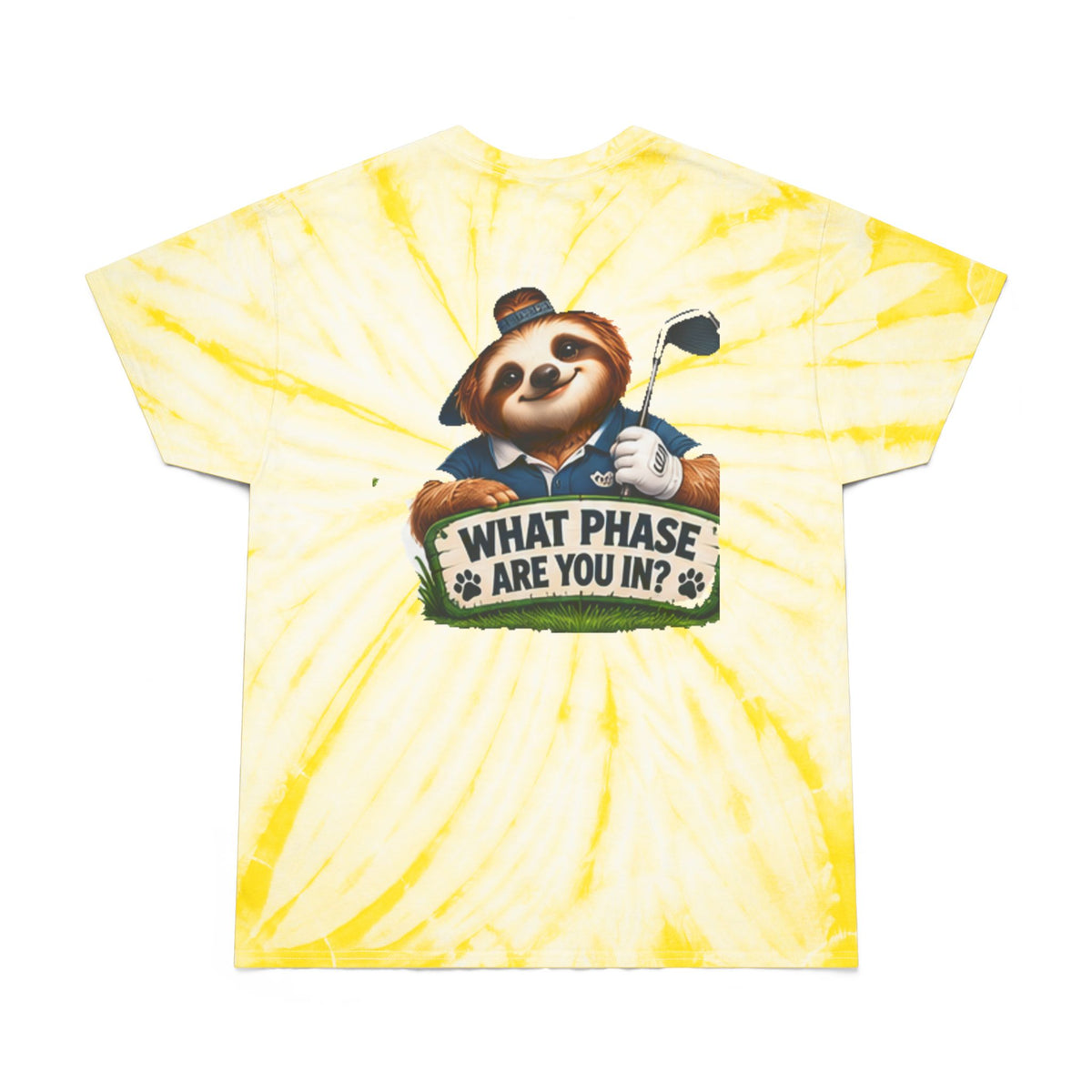 Golf Phase Tie-Dye Tee — "I'm In My Golf Phase" Graphic Shirt