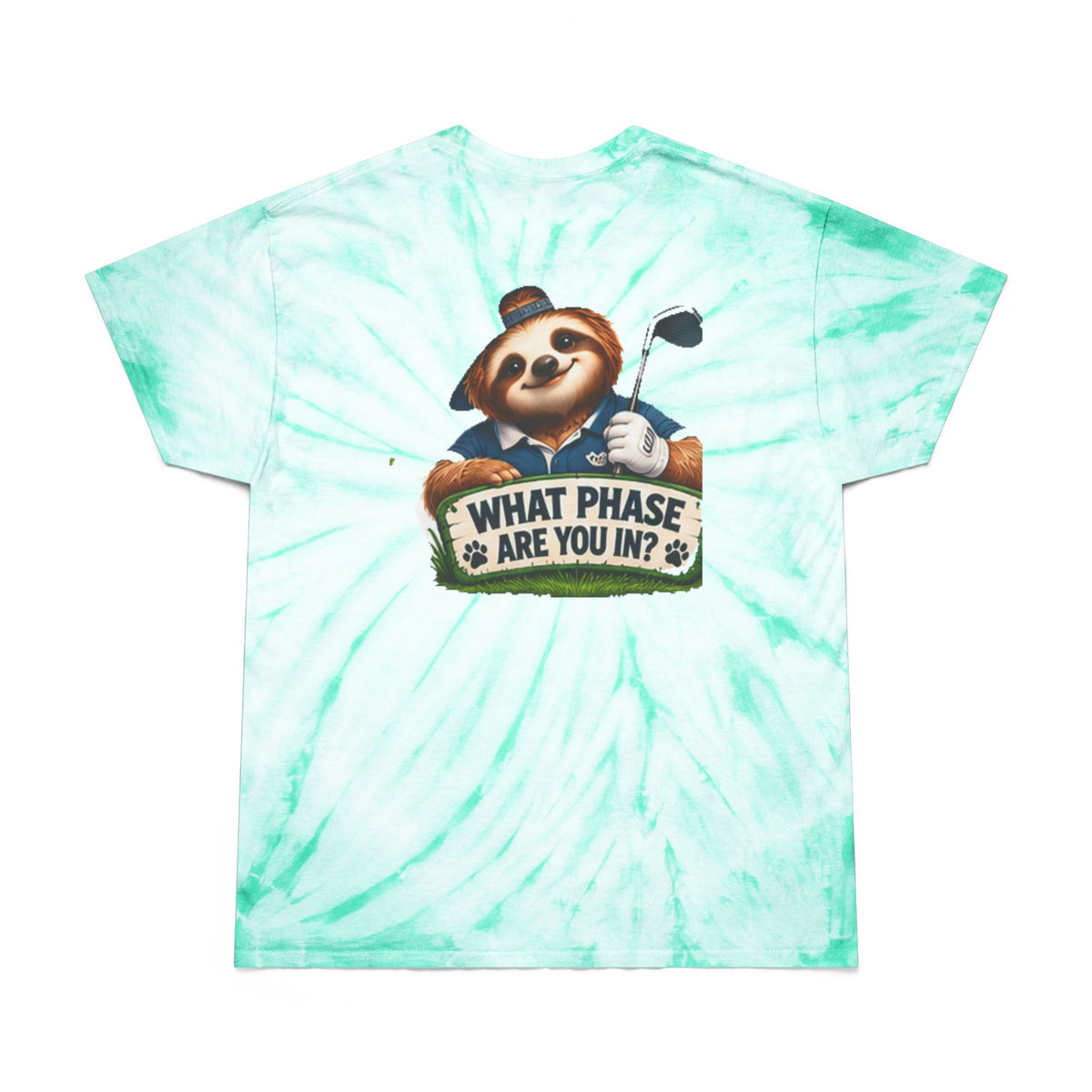 I'm In My Golf Phase Tie-Dye Tee — Funny Golfing Graphic Shirt
