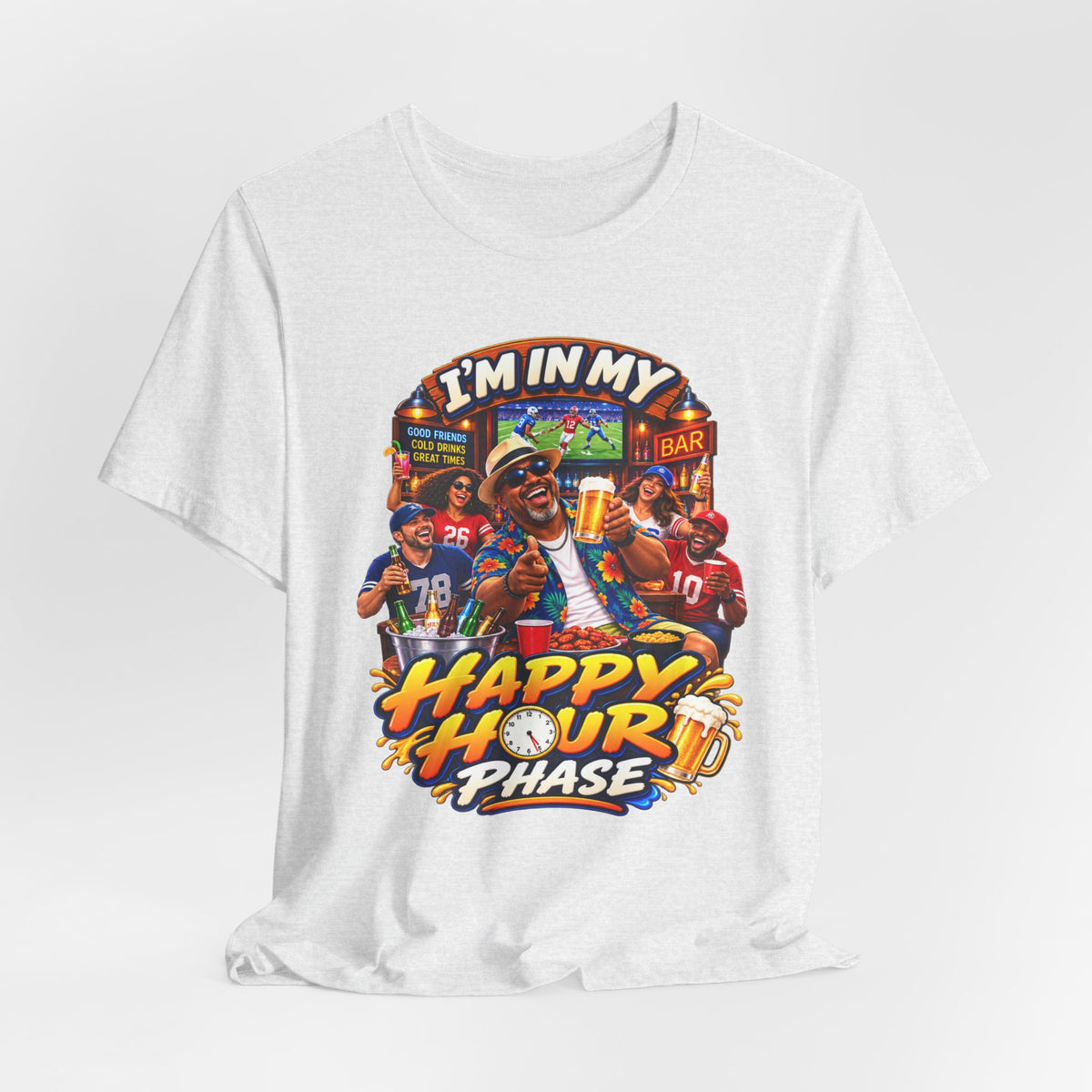 Happy Hour Phase T-Shirt — "I'm In My Happy Hour Phase" Casual Party Tee