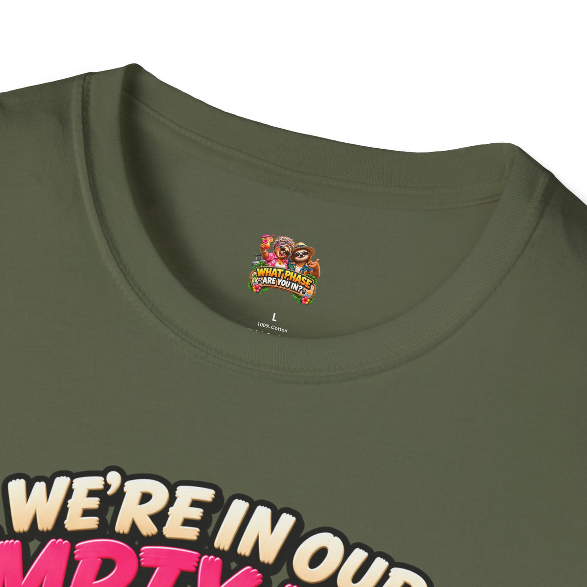 Empty Nest Phase T-Shirt — Fun Retro Parents Retirement Celebration Tee