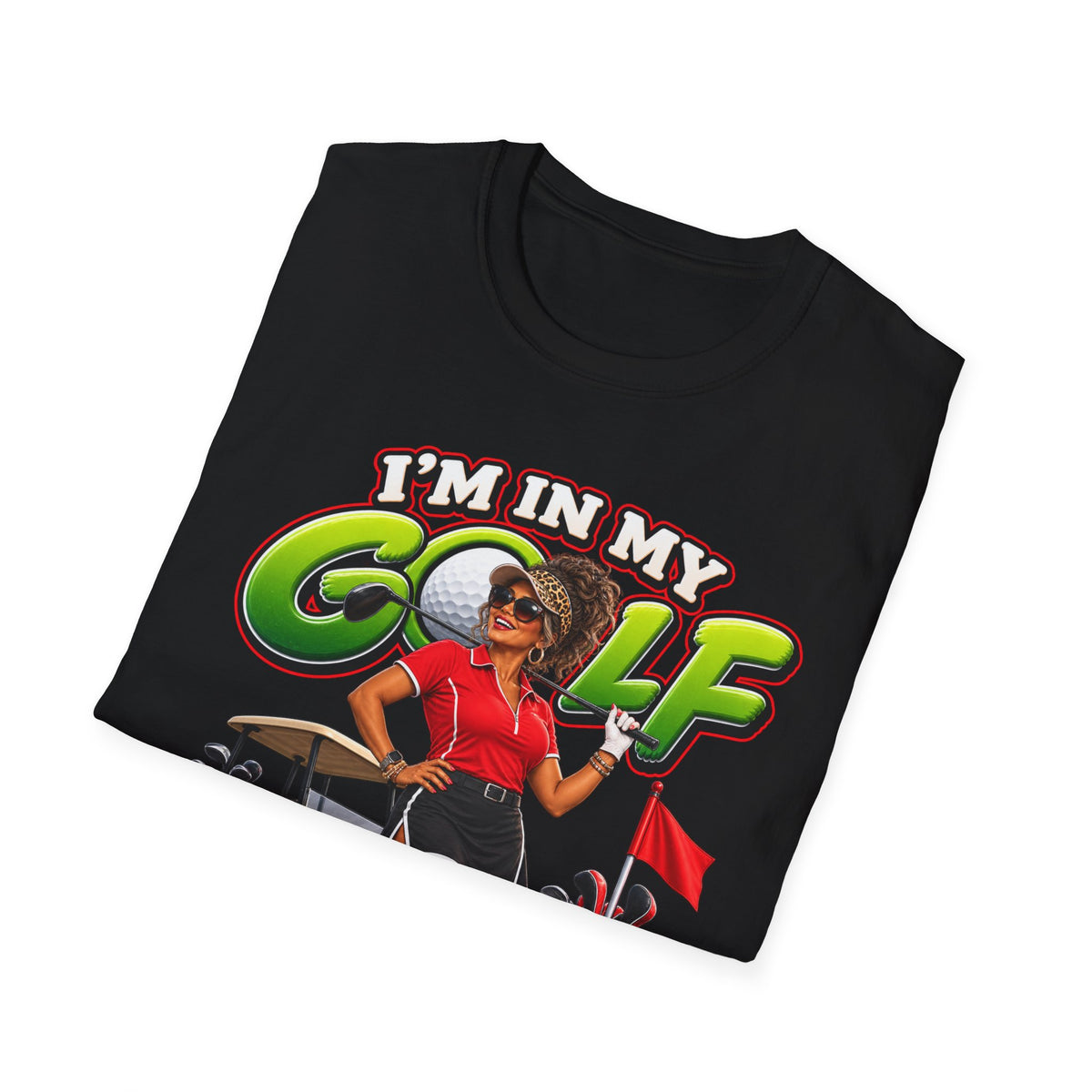 Golf T‑Shirt — "I’m In My Golf Phase" / "What Phase Are You In?" Retro Golf Graphic Tee